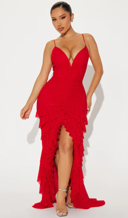 Wildest Dreams Mesh Maxi Dress - S