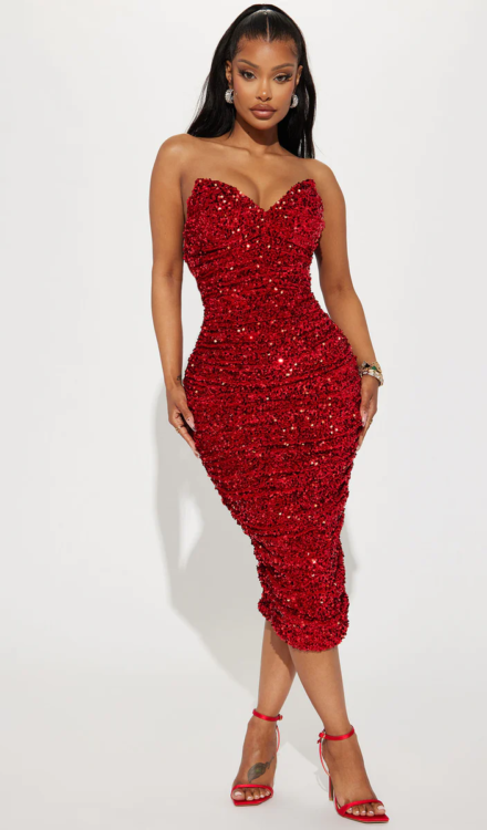 Sahara Sequin Midi Dress - 1XL