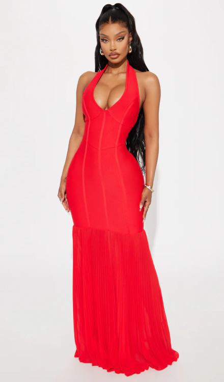 Megan Bandage Maxi Dress - L